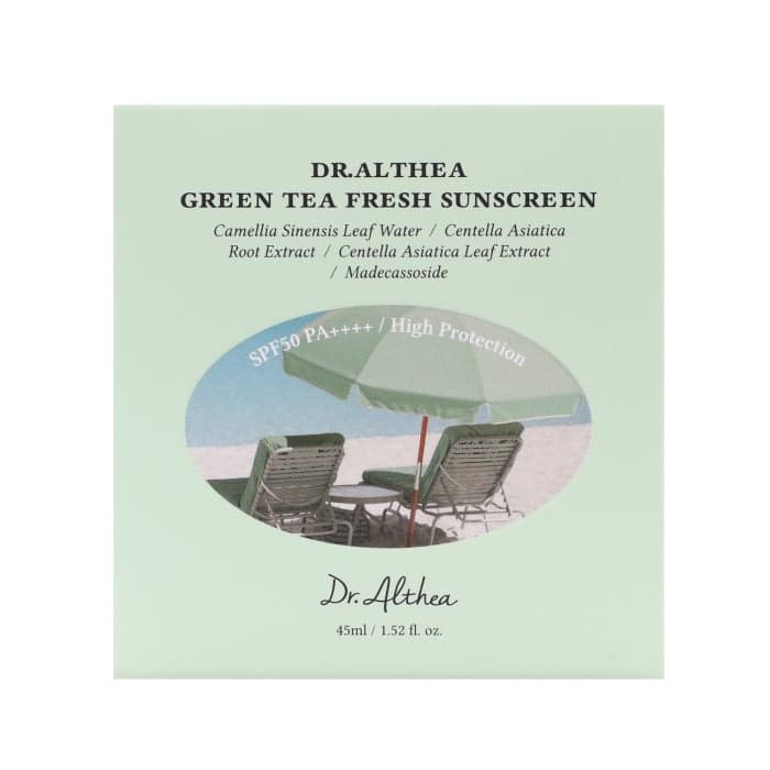 DR.ALTHEA GREEN TEA FRESH SUNSCREEN SPF50 apsauginis veido kremas nuo saulės, 45 ml-2