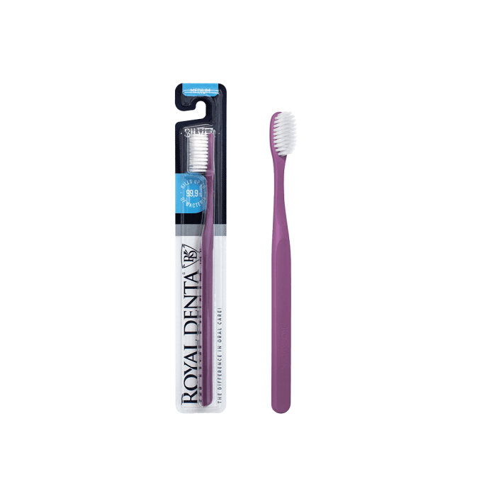 ROYAL DENTA dantų šepetėlis SILVER MEDIUM T32, 1 vnt.
