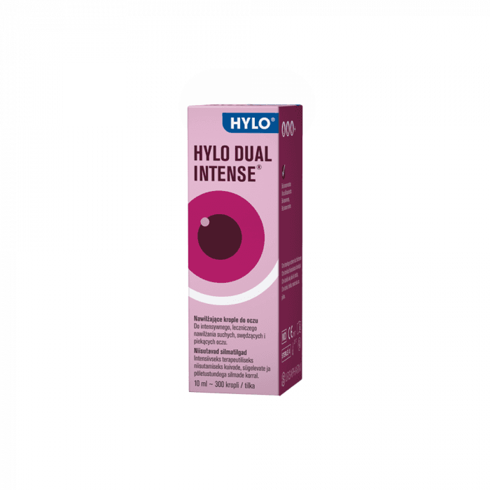 HYLO Dual Intense, akių lašai, 10 ml