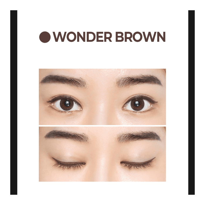 BOM, akių pravedimas, WONDERPROOF,#02 WONDER BROWN, 0.5 g-1