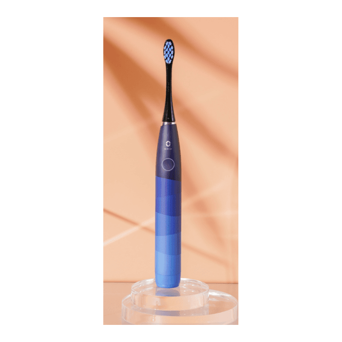 OCLEAN elektrinis dantų šepetėlis FLOW, mėlyna spalva, 1 vnt.-1