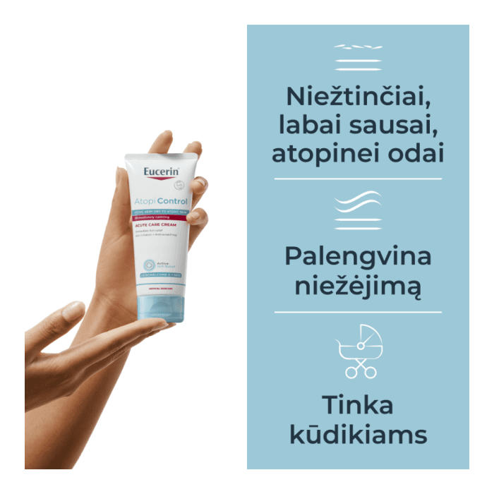 EUCERIN intensyvaus poveikio kremas ATOPICONTROL, nuo 3 mėn., 100 ml-1