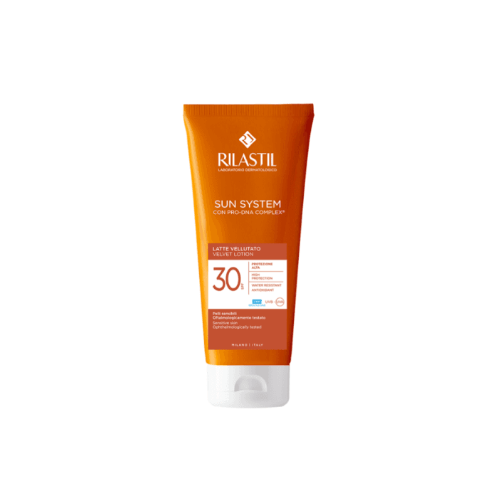 RILASTIL apsauginis kūno losjonas nuo saulės SUN SYSTEM, SPF 30, 200 ml