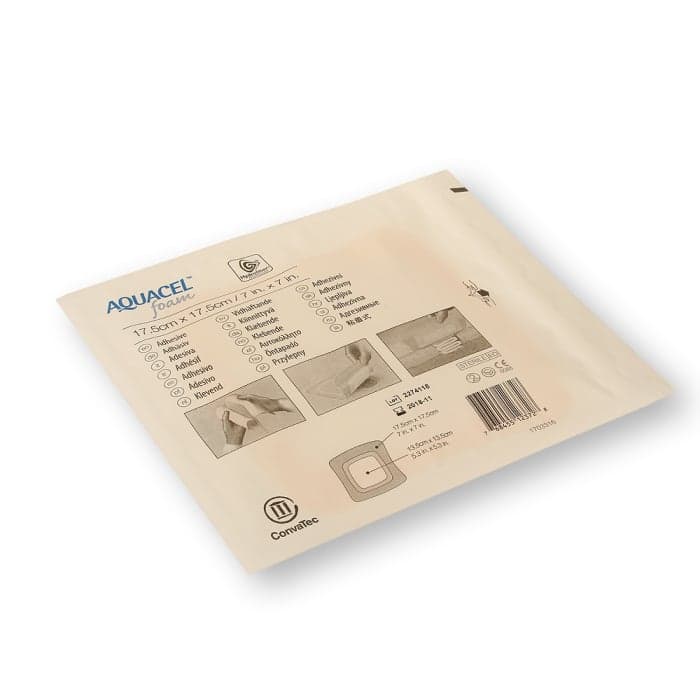 AQUACEL FOAM lipnus tvarstis su silikonu, 17,5 x 17,5 cm, 10 vnt.-1
