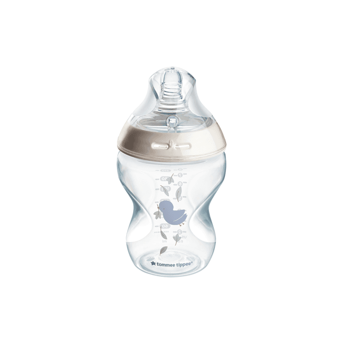 TOMMEE TIPPEE dekoruotas buteliukas su sterilizavimo funkcija NATURAL START, 260 ml, nuo 0 mėn., 1 vnt.-1