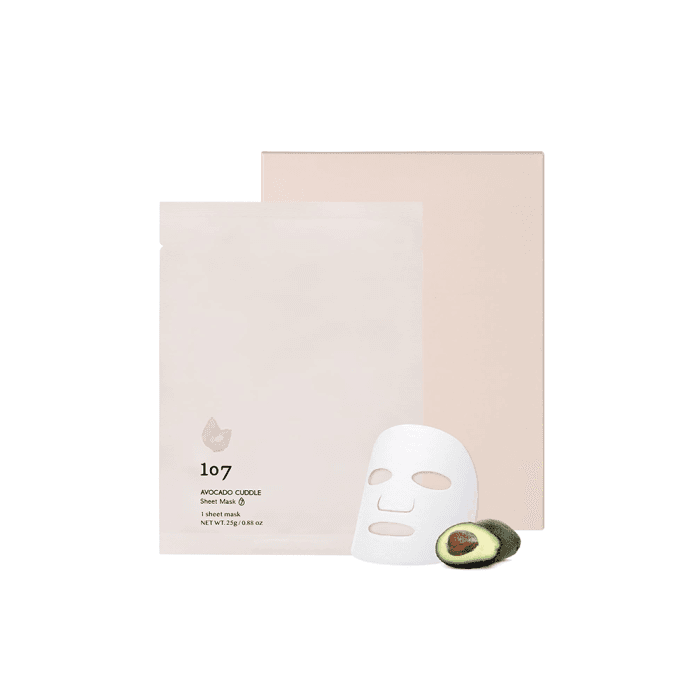 107 lakštinės veido kaukės AVOCADO CUDDLE, 5 vnt., 125 g-1