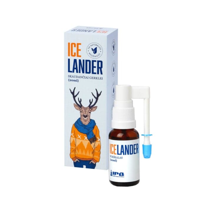ICELANDER gerklės purškalas, 20 ml