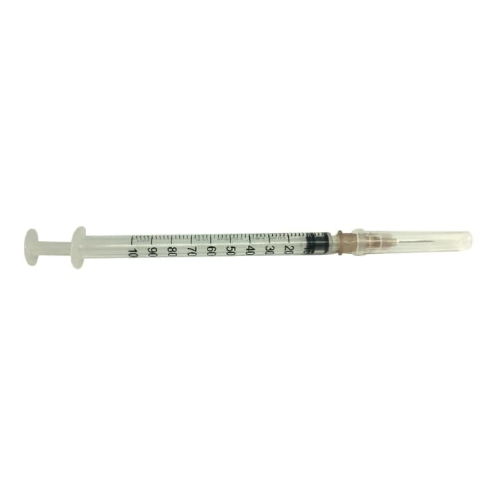 ZIBO vienkartinis 3 dalių insulininis švirkštas, su adata 26 G, 1 ml, 1 vnt., 1 vnt.