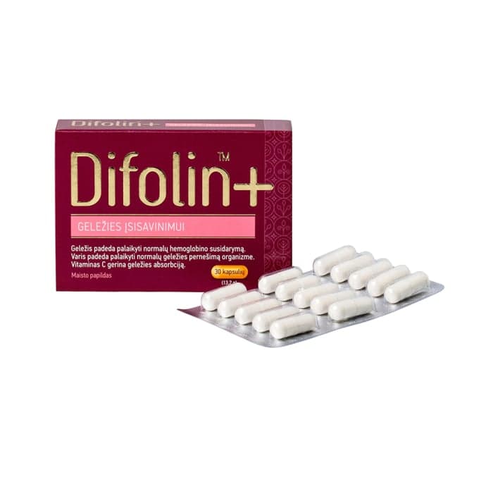 DIFOLIN +, 30 kapsulių-1