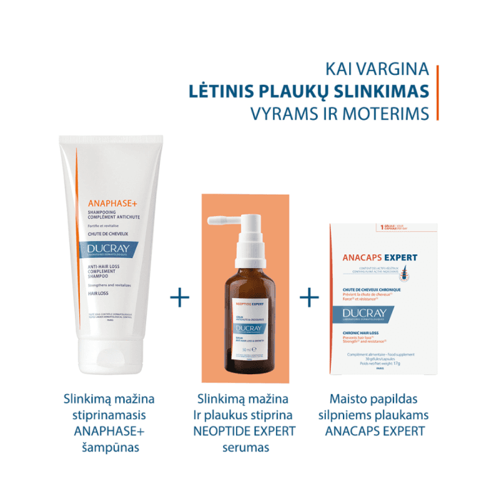 DUCRAY serumas nuo lėtinio plaukų slinkimo NEOPTIDE EXPERT, 100 ml-2