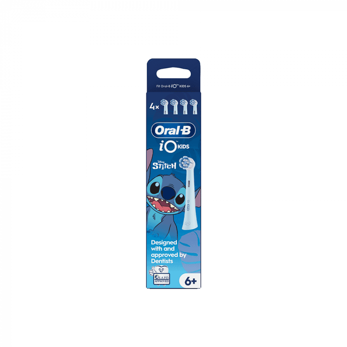 Elektrinio dantų šepetėlio galvutės ORAL-B iO Kids, Stitch, 4 vnt., 4 vnt.
