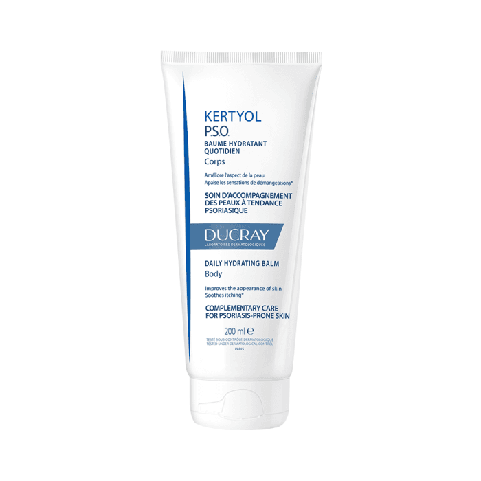 DUCRAY drėkinamasis balzamas psoriazės pažeistai odai KERTYOL PSO, 200 ml