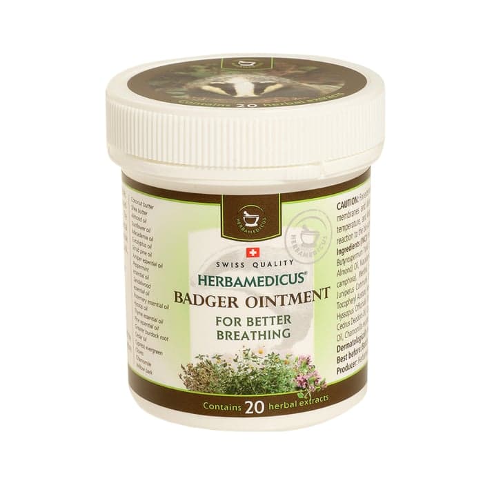 HERBAMEDICUS® kūno tepalas BADGER OINTMENT, 125 ml
