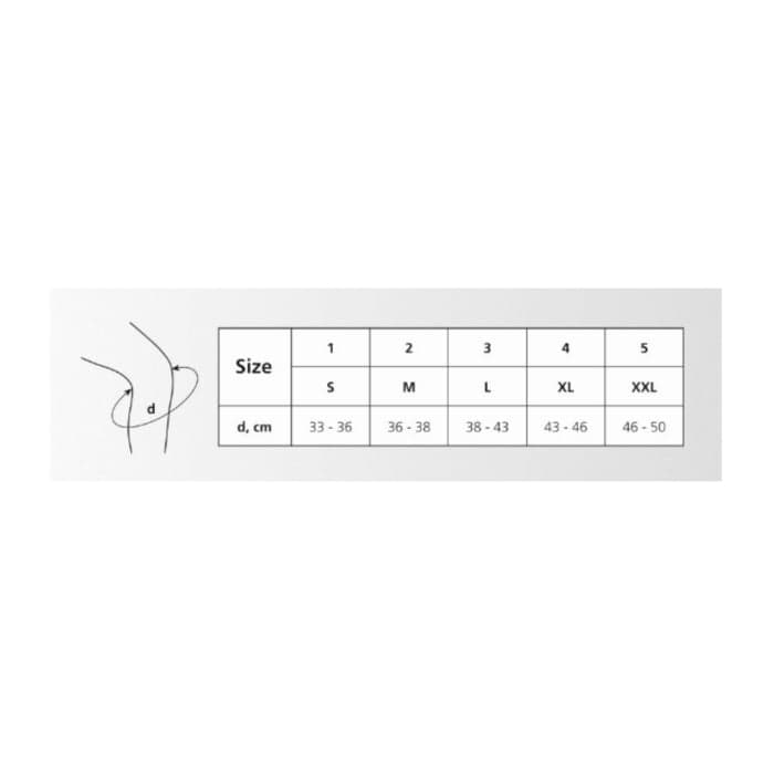 TONUS ELAST medicininis elastinis neopreno tvarstis kelio sąnariui sutvirtinti (mod. 9911), Nr. 4, XL, 1 pora-1