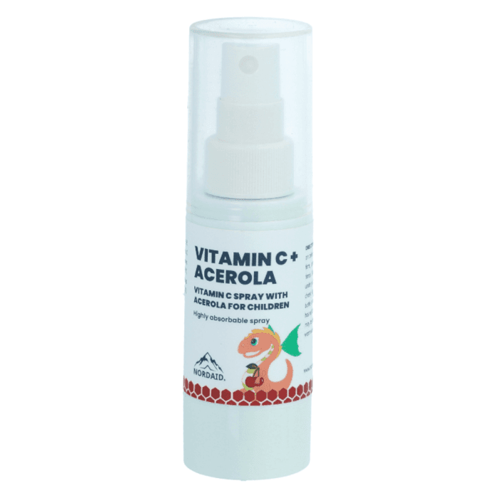NORDAID purškiamas vitaminas C + acerola vaikams, 30 ml-2