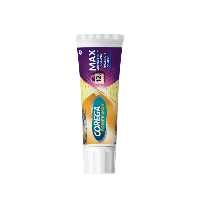 COREGA fiksuojamasis dantų protezų kremas MAX FIXATION + CONTROL, 40 g-1