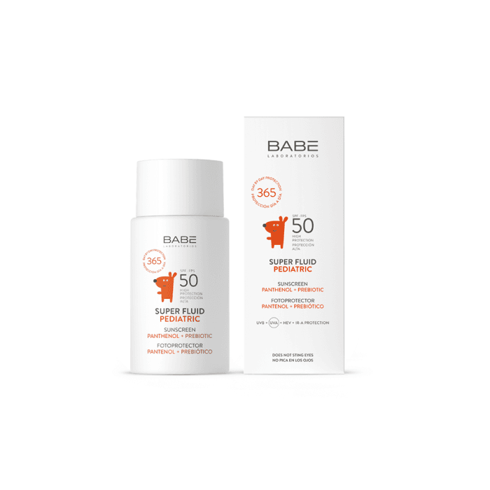 BABÉ SUPER FLUID PEDIATRIC apsauginė veido emulsija vaikams SPF50, 50 ml-1