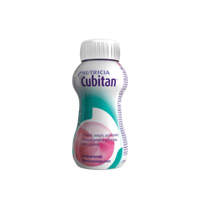 Cubitan, braškių skonio, 4X200ml, 4 vnt.-1