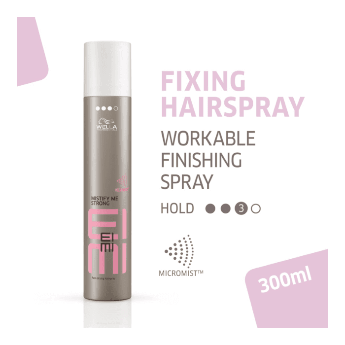 WELLA PROFESSIONALS greitai džiūstantis plaukų lakas EIMI MISTIFY STRONG #3, 300 ml-1