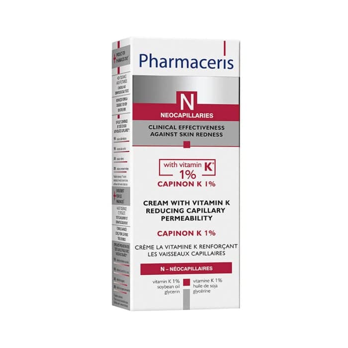 PHARMACERIS N, CAPINON K kremas odai su išsiplėtusiais kapiliarais, 30 ml-1