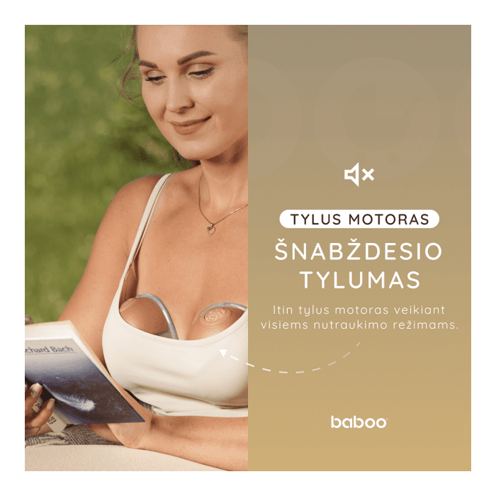 BABOO nešiojamas elektrinis pientraukis, 1 vnt.-2