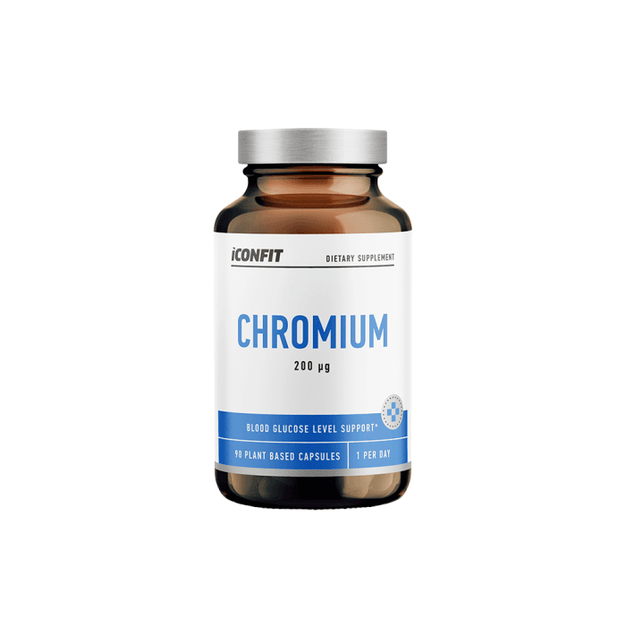 ICONFIT Chromas, 200 μg, 90 kapsulių