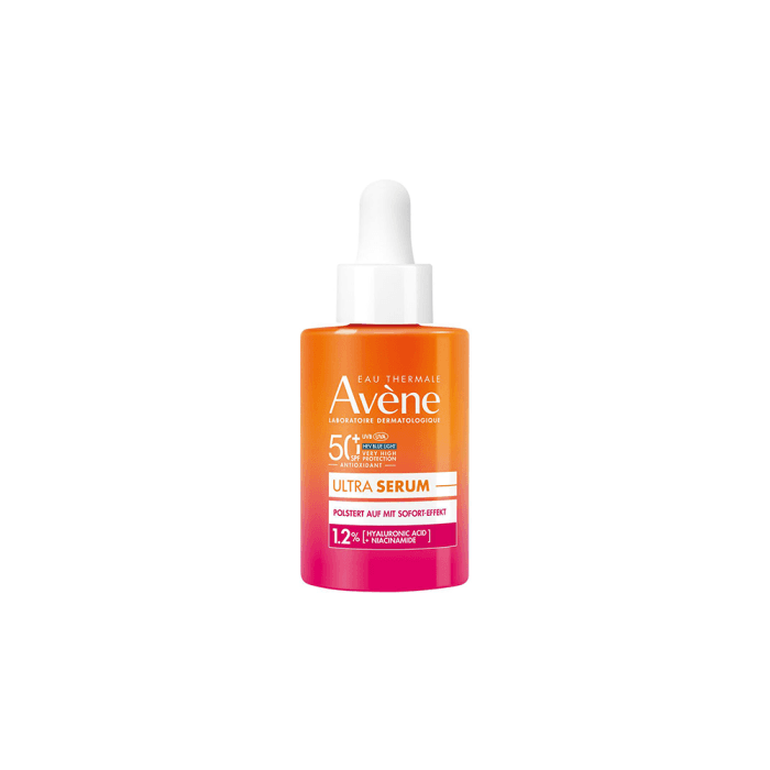 EAU THERMALE AVÈNE SUN koncentruotas serumas brandžiai odai su apsauga nuo saulės SPF 50, 30 ml