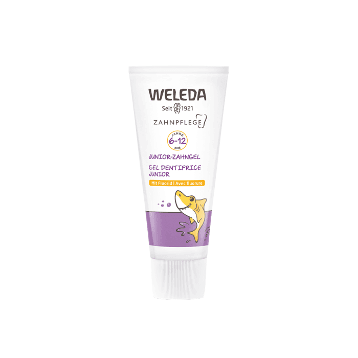 WELEDA, JUNIOR, dantų gelis su fluoru 6-12, 50 ml