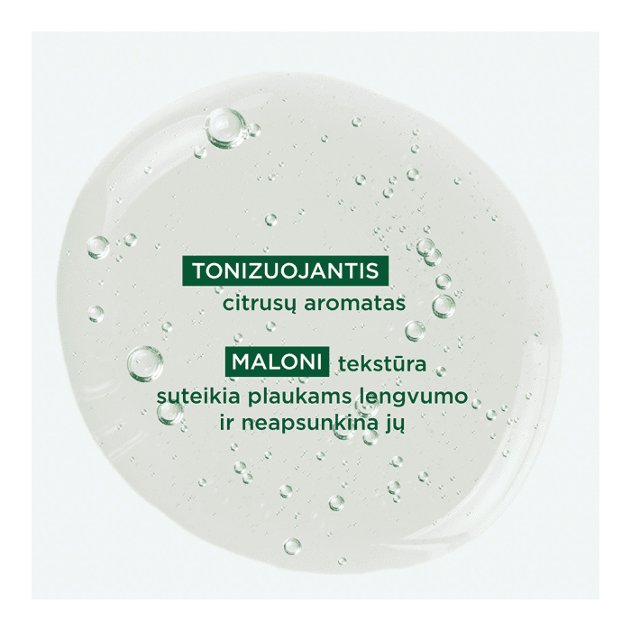 KLORANE tonizuojantis šampūnas su citrusais linkusiems riebaluotis plaukams CITRUS, 400 ml-2