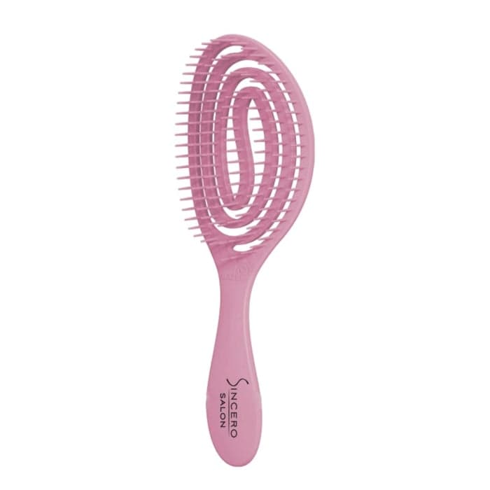 SINCERO SALON plaukų šepetys FLEXIPRO, rožinė spalva, 1 vnt.