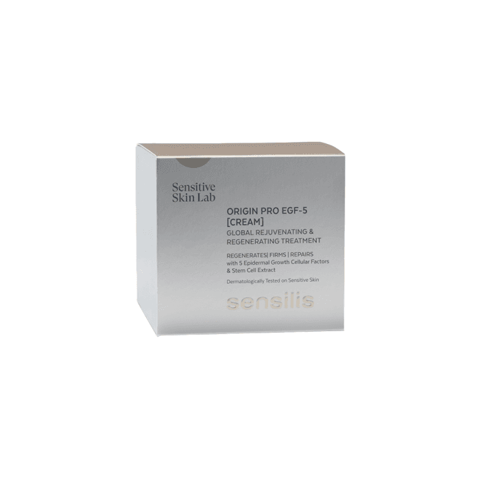 SENSILIS stangrinamasis kremas su augimo faktoriais ORIGIN PRO EGF-5, 50 ml