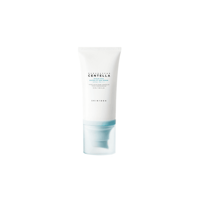 SKIN1004 drėkinamasis veido serumas SPF50, Madagascar Centella Hyalu-Cica Water-Fit Sun Serum, 50 ml