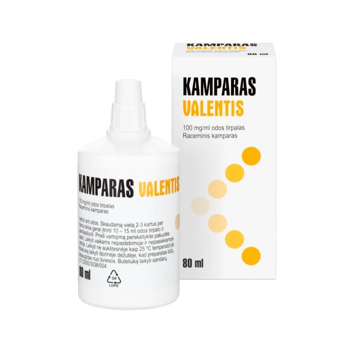 Kamparas VALENTIS, 100 mg/ml, 80 ml, odos tirpalas, N1