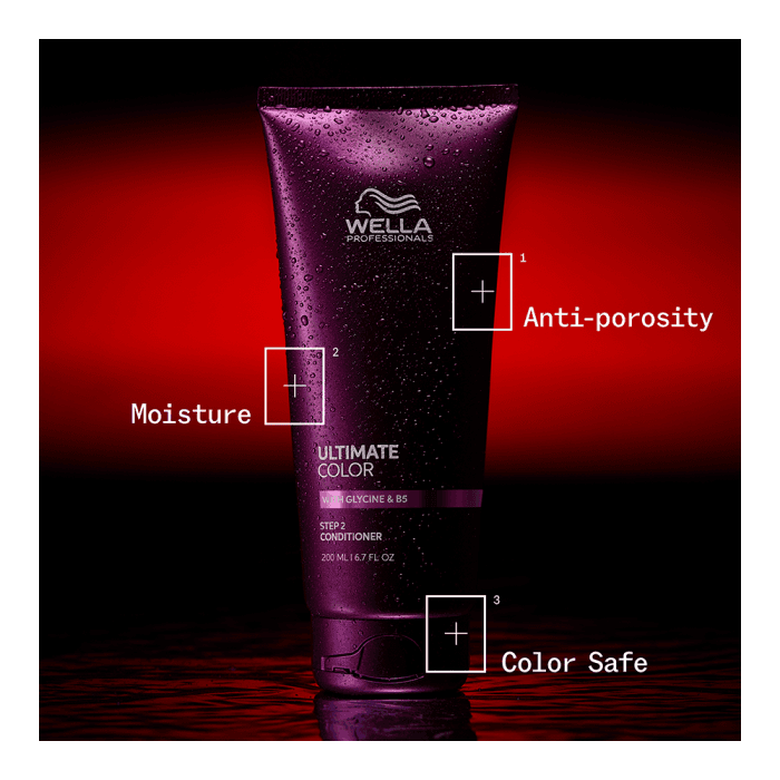WELLA PROFESSIONALS drėkinantis dažytų plaukų kondicionierius STEP 2, ULTIMATE COLOR, 30 ml-2