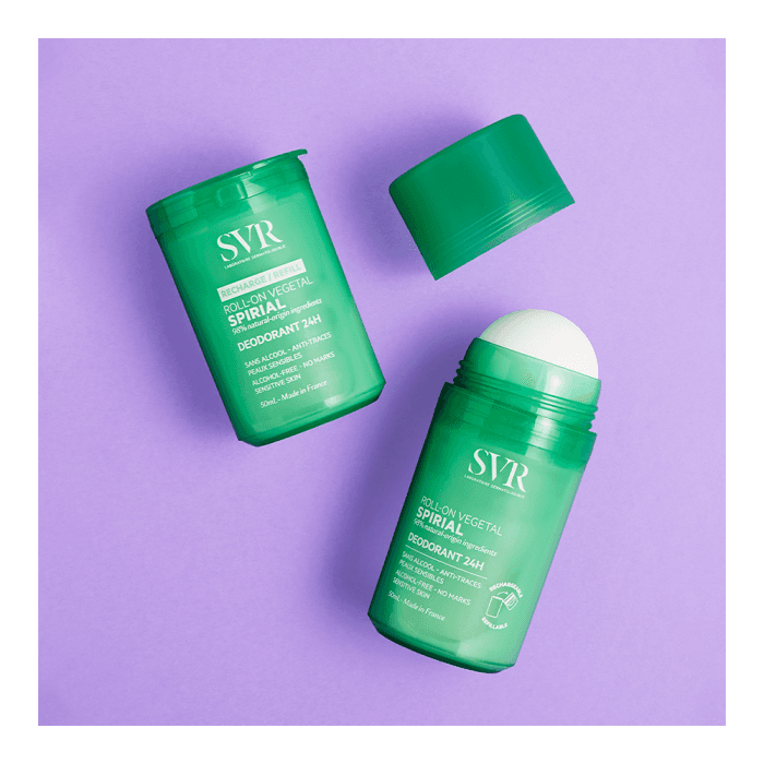 SVR dezodorantas su probiotikais itin jautriai odai SPIRIAL VÉGÉTAL ROLL-ON, 50 ml, 50 ml-1