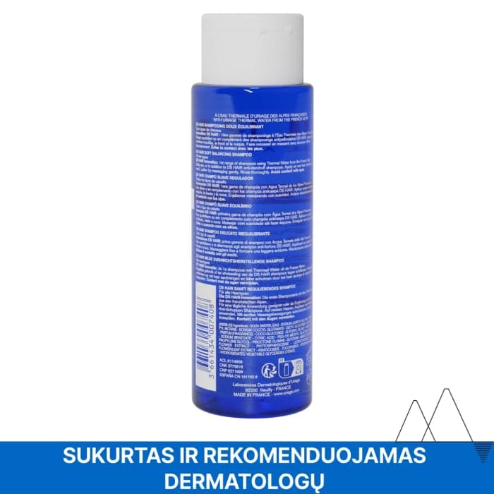 URIAGE švelnus balansuojamasis šampūnas D.S., 200 ml-1