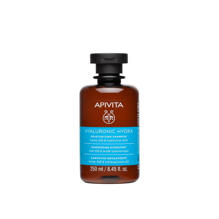 APIVITA, drėkinamasis šampūnas HYALURONIC HYDRA, 250 ml