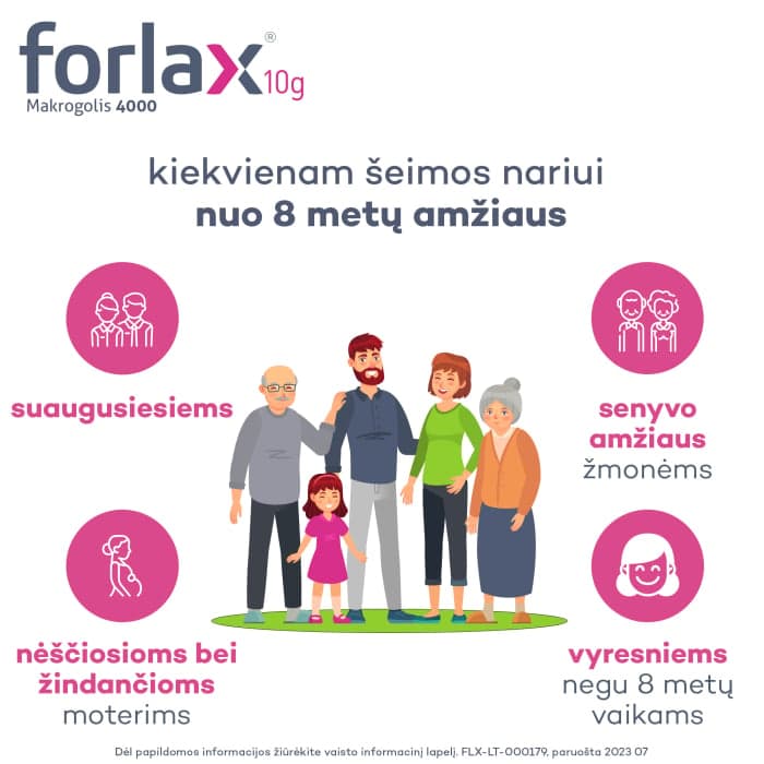 FORLAX 10 g, milteliai geriamajam tirpalui paketėlyje, N20-1