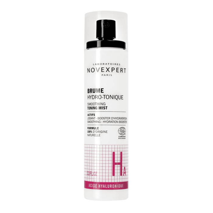 NOVEXPERT glotninamoji tonizuojamoji veido dulksna su hialurono rūgštimi, 100 ml