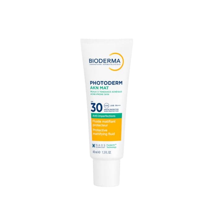 BIODERMA apsauga nuo saulės mišriai, riebiai bei į spuogus linkusiai odai, PHOTODERM AKN MAT SPF30, 40 ml