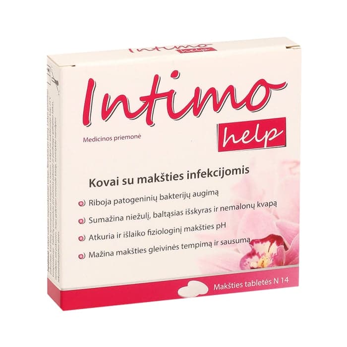 INTIMOHELP, 14 makšties tablečių