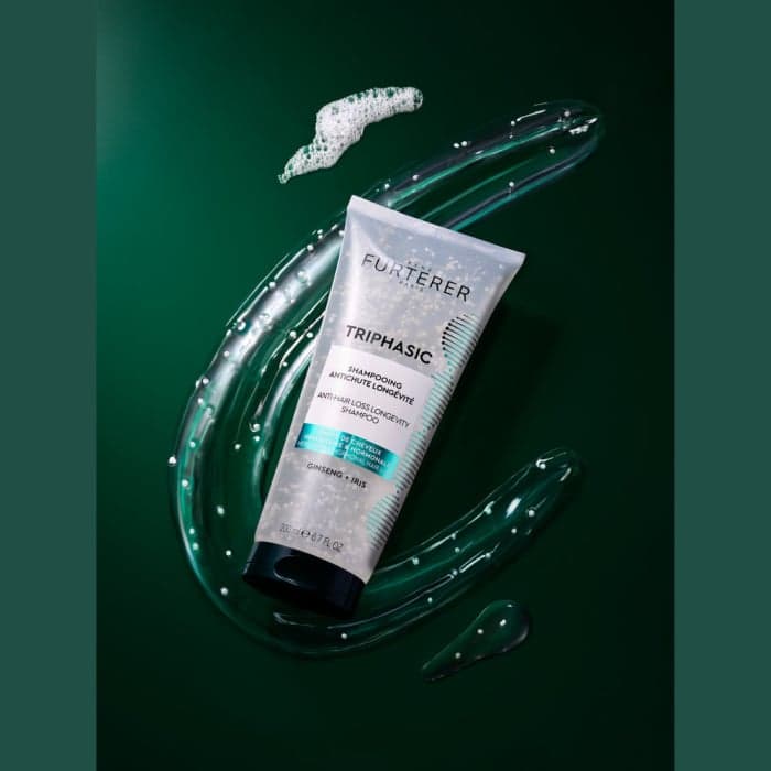 RENE FURTERER stimuliuojamasis šampūnas slenkantiems plaukams TRIPHASIC LONGEVITY, 200 ml-2