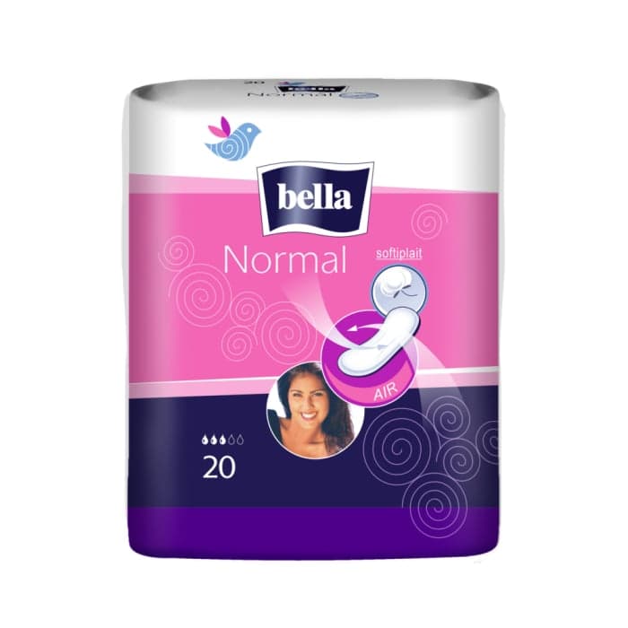 BELLA klasikinio storio higieniniai paketai be sparnelių, 20 vnt.
