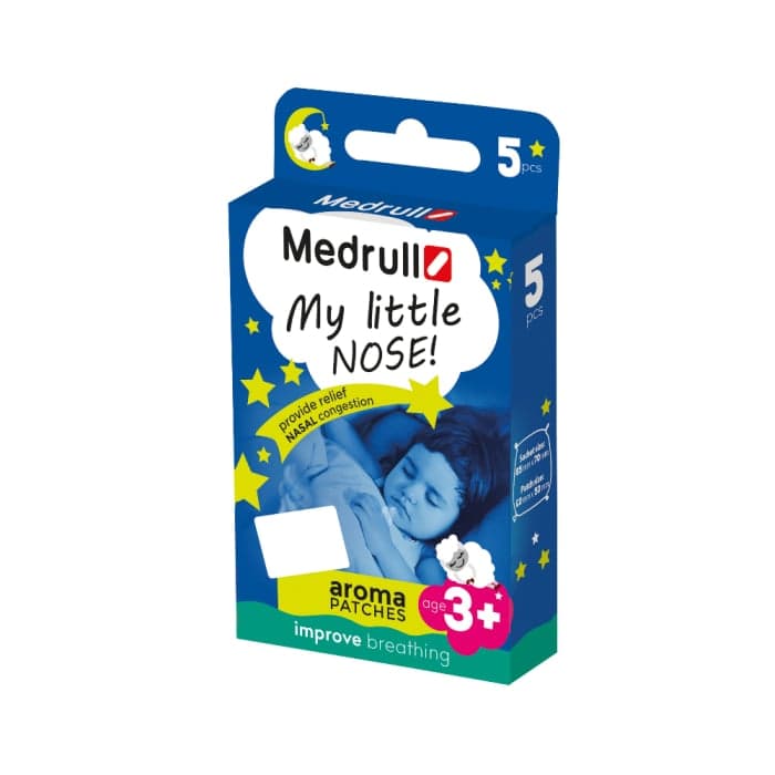 MEDRULL aromatinis pleistras MY LITTLE NOSE, nuo 3 m., 5 vnt.