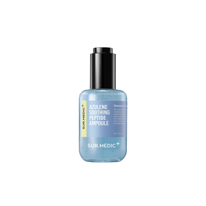 SUR. MEDIC+ ampulė veidui AZULENE SOOTHING PEPTIDE AMPOULE, 80 ml