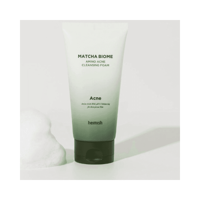 HEIMISH valančios veido putos, Matcha Biome Amino Acne Cleansing Foam, 150 g-1