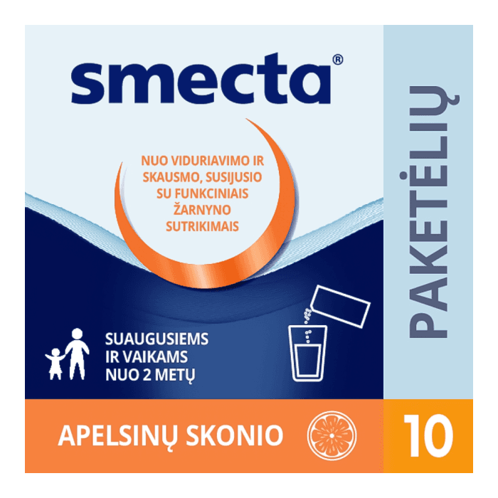 SMECTA 3 g., milteliai geriamajai suspensijai, N10-1