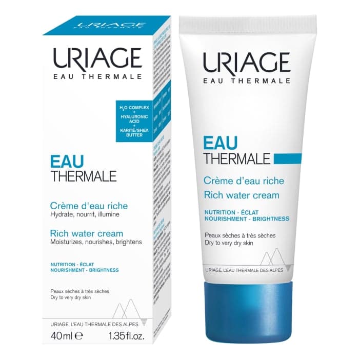 URIAGE drėkinamasis kremas EAU THERMALE RICH, 40 ml-1
