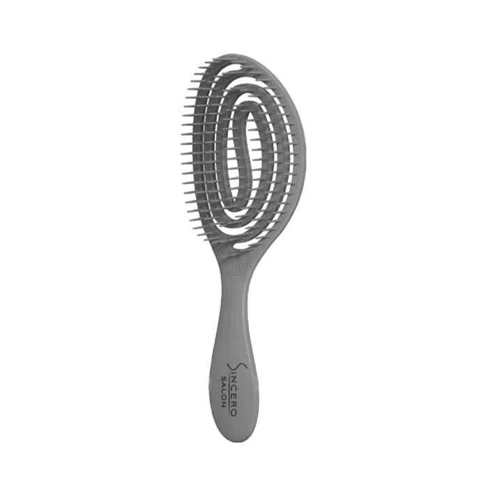 SINCERO SALON plaukų šepetys FLEXIPRO, pilka spalva, 1 vnt.