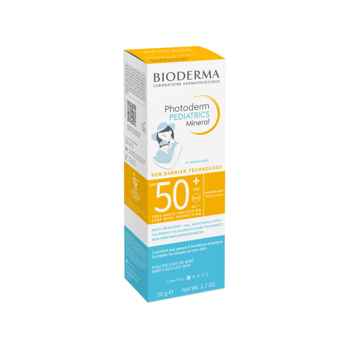BIODERMA mineralinė apsauga nuo saulės kūdikiams (nuo 0 metų), PHOTODERM PEDIATRICS MINERAL SPF50+, 50 g-2